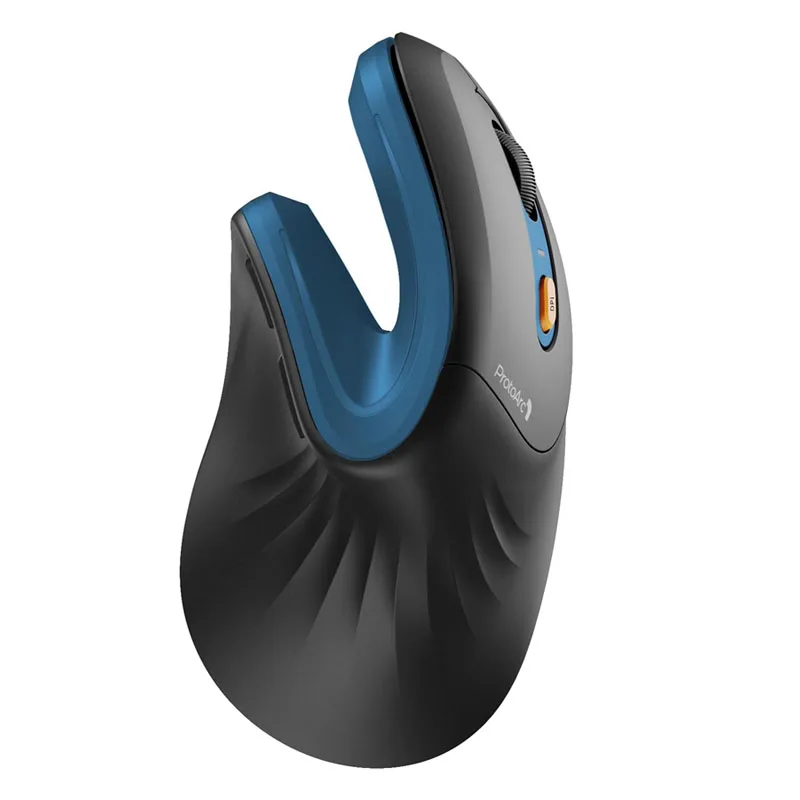 Ergonomiczna mysz pionowa bezprzewodowa ProtoArc EM11 – Bluetooth i 2.4 GHz, ładowana USB Błękitny