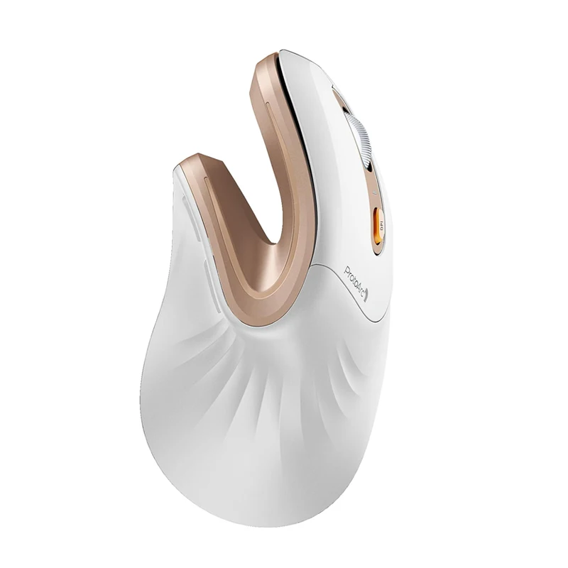 Ergonomiczna mysz pionowa bezprzewodowa ProtoArc EM11 – Bluetooth i 2.4 GHz, ładowana USB Fioletowy