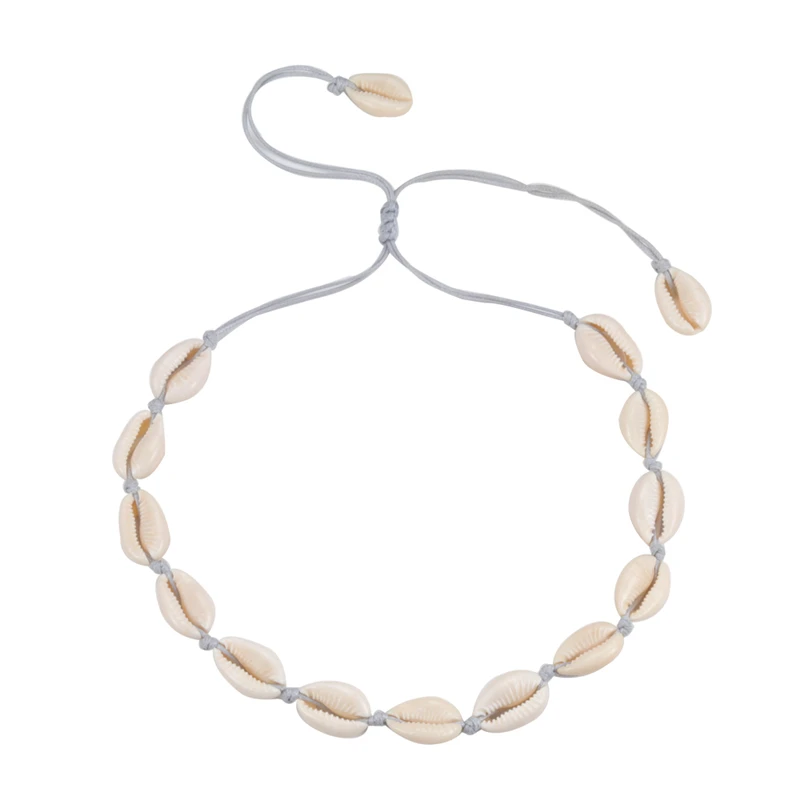Naszyjnik boho z muszli choker damski Styl 13