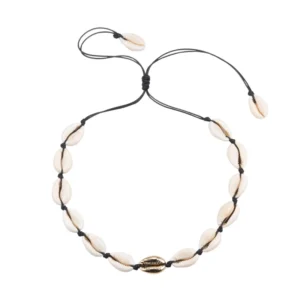 Naszyjnik boho z muszli choker damski Styl 17