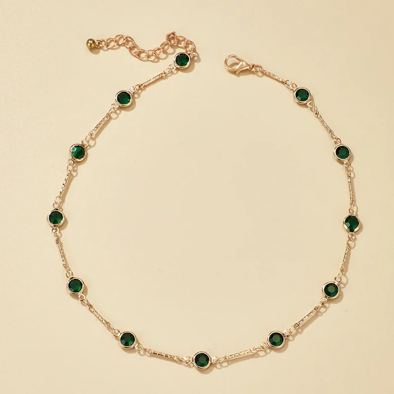 Naszyjnik choker z frędzlami w kolorach cukierkowych Hzs 117 5