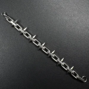 Naszyjnik choker z kolcami w stylu punk gotyk B bracelet