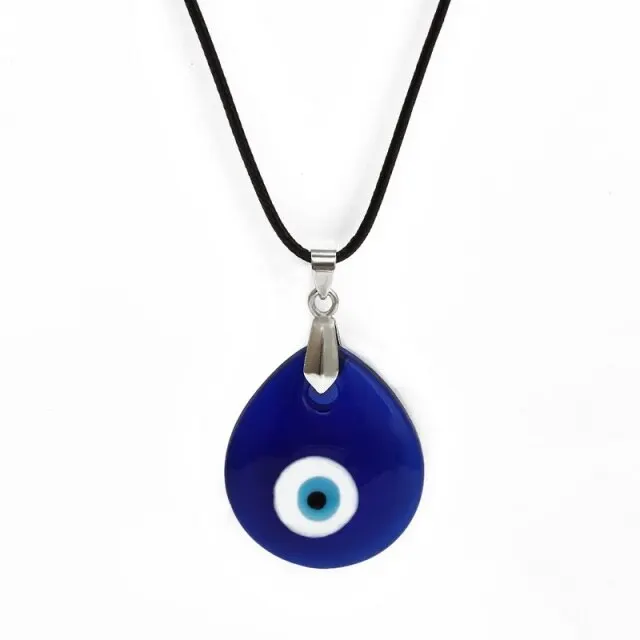 Naszyjnik choker z okiem proroka – turecki niebieski amulet Style 2