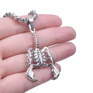 Naszyjnik ze stali z wisiorkiem krzyż Ankh, łańcuszek unisex S786 s