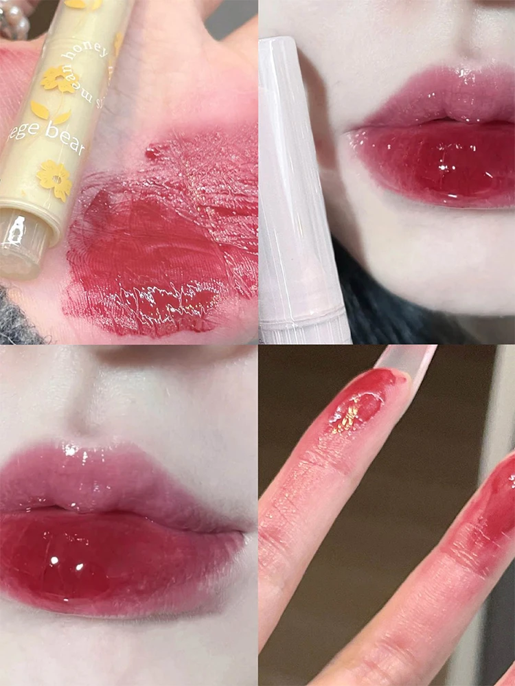 Nawilżająca pomadka błyszcząca Jelly – lustrzany połysk Ciemny szary