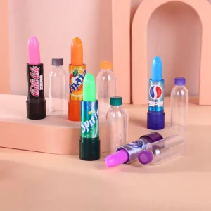 Nawilżający balsam do ust zmieniający kolor — zestaw 6 sztuk kawaii Khaki