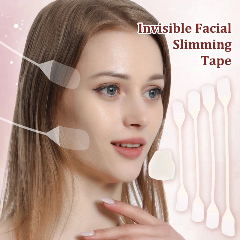Niewidoczna taśma liftingująca twarz i szyję naklejki anti-aging