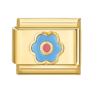 Ogniwa charm kot, serce, wieloryb do bransoletki 9 mm Zielony