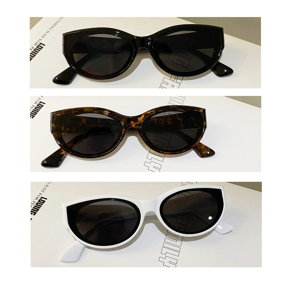 Okulary przeciwsłoneczne kocie oko damskie vintage Set 123