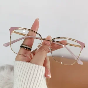 Damskie okulary kocie oko z filtrem światła niebieskiego, fotochromowe Photochromic