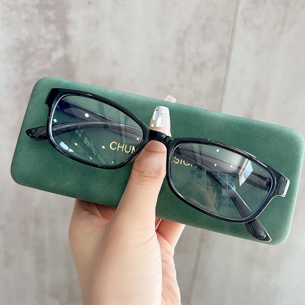 Okulary owalne Y2K z filtrem niebieskiego światła unisex Style 04