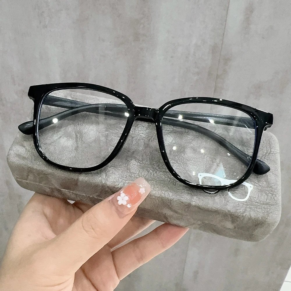 Okulary owalne Y2K z filtrem niebieskiego światła unisex Style 05