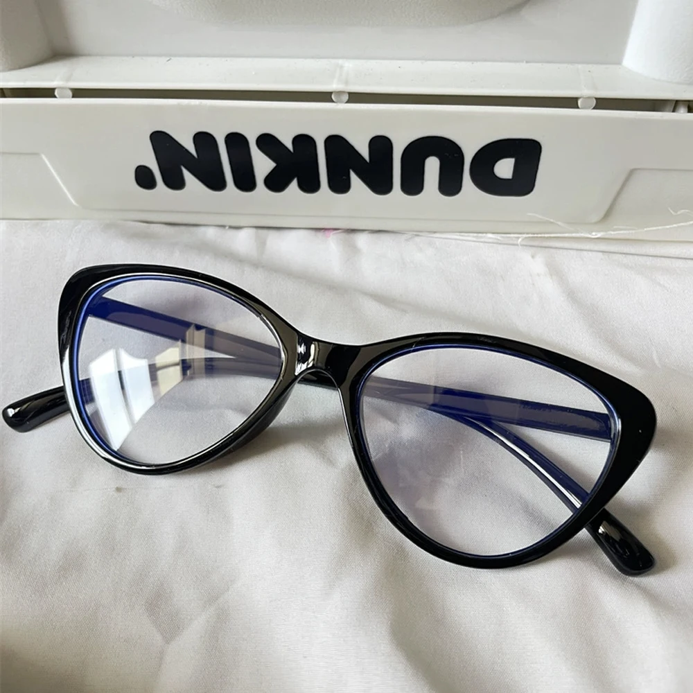 Okulary owalne Y2K z filtrem niebieskiego światła unisex Style 16