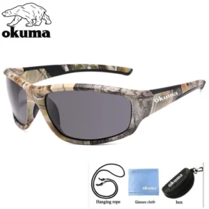 Okulary przeciwsłoneczne polaryzacyjne UV400 do sportu i jazdy Color camouflage