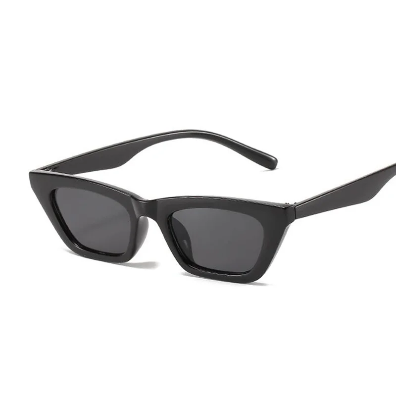 Okulary przeciwsłoneczne damskie cat eye w stylu retro Blackgray