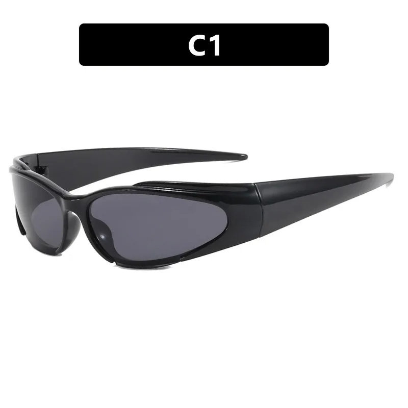 Okulary przeciwsłoneczne damskie w stylu retro Y2K Tyj10 1