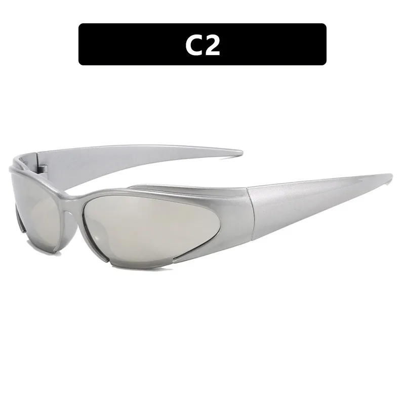 Okulary przeciwsłoneczne damskie w stylu retro Y2K Tyj10 2