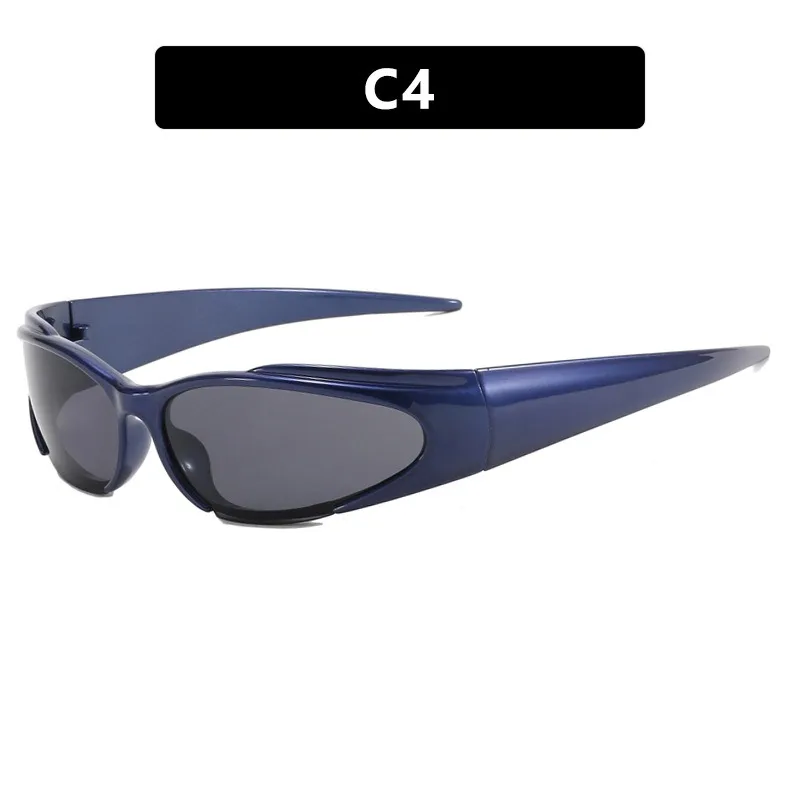 Okulary przeciwsłoneczne damskie w stylu retro Y2K Tyj10 3
