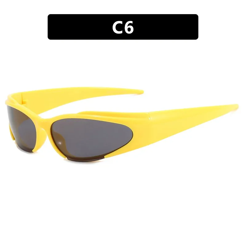 Okulary przeciwsłoneczne damskie w stylu retro Y2K Tyj10 4