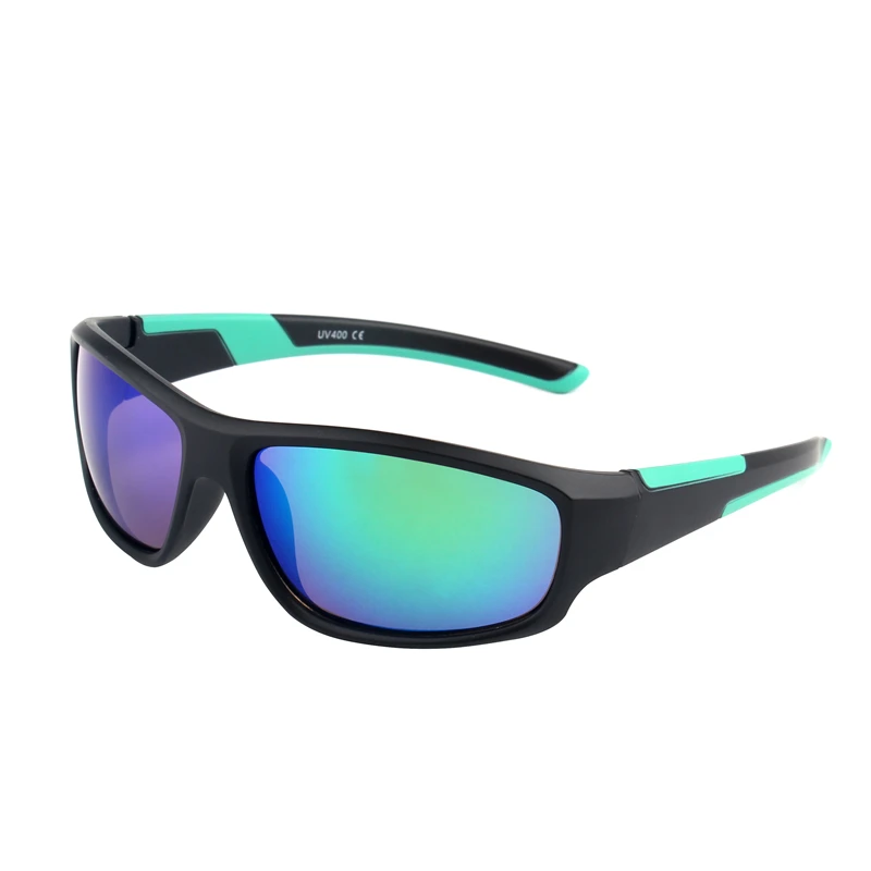 Okulary przeciwsłoneczne dziecięce sportowe UV400 z etui C2