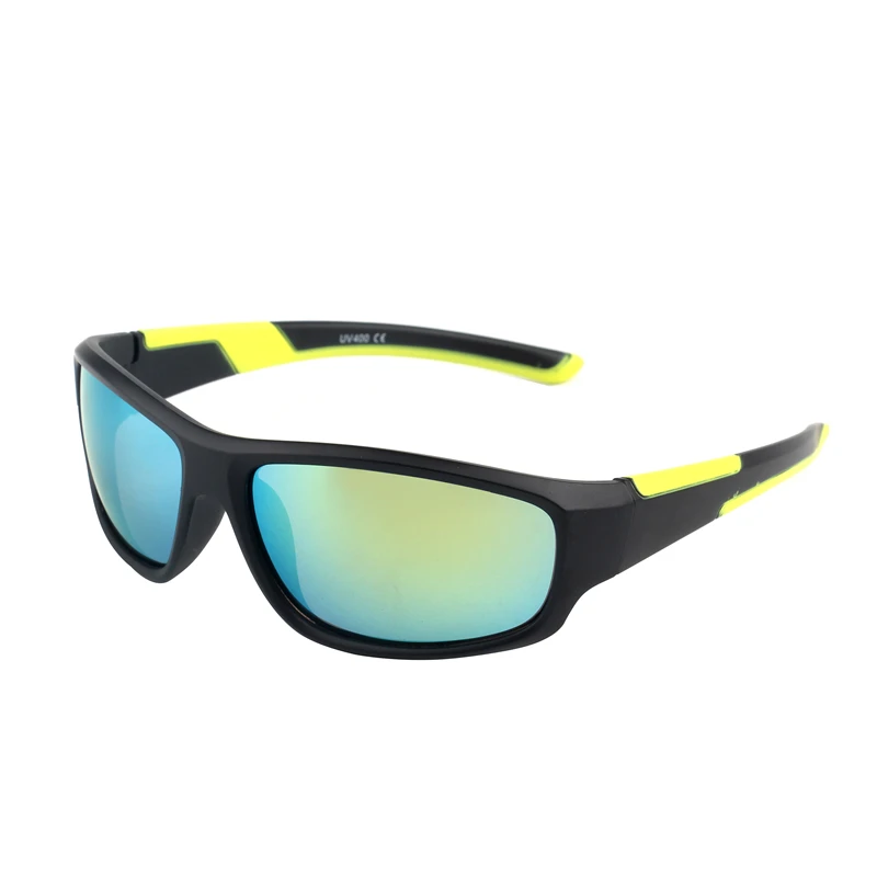 Okulary przeciwsłoneczne dziecięce sportowe UV400 z etui C4