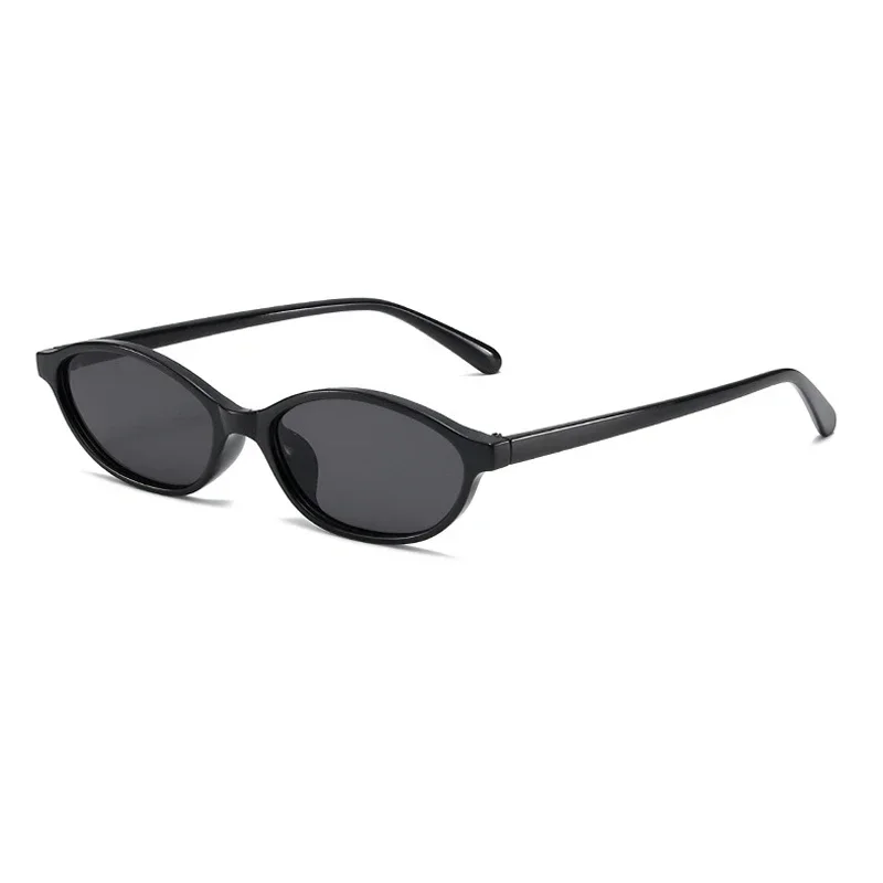 Okulary przeciwsłoneczne kocie oko w stylu retro Czarny