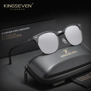 Okulary przeciwsłoneczne KINGSEVEN z polaryzacją i filtrem UV400 Czarny