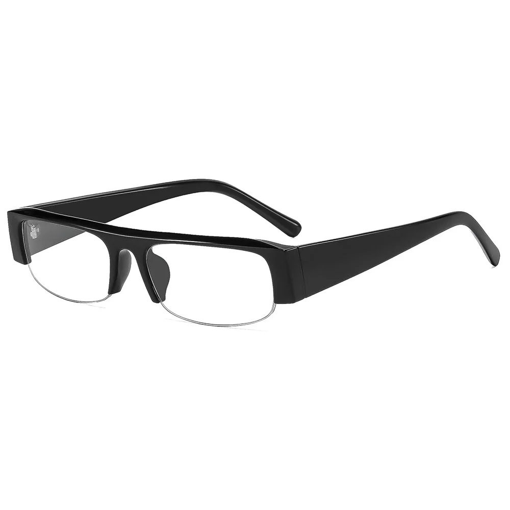 Okulary przeciwsłoneczne damskie prostokątne vintage gradient Czarny