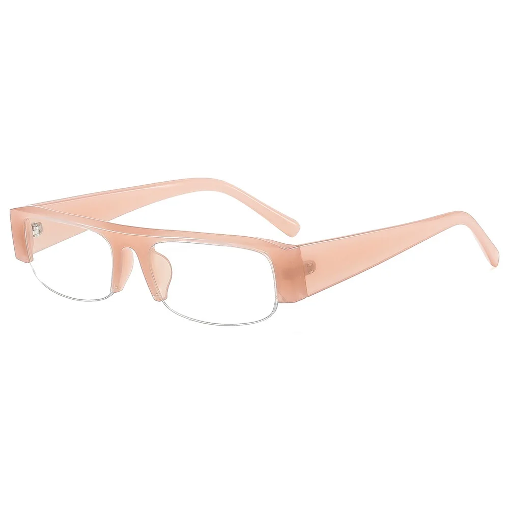 Okulary przeciwsłoneczne damskie prostokątne vintage gradient Różowy