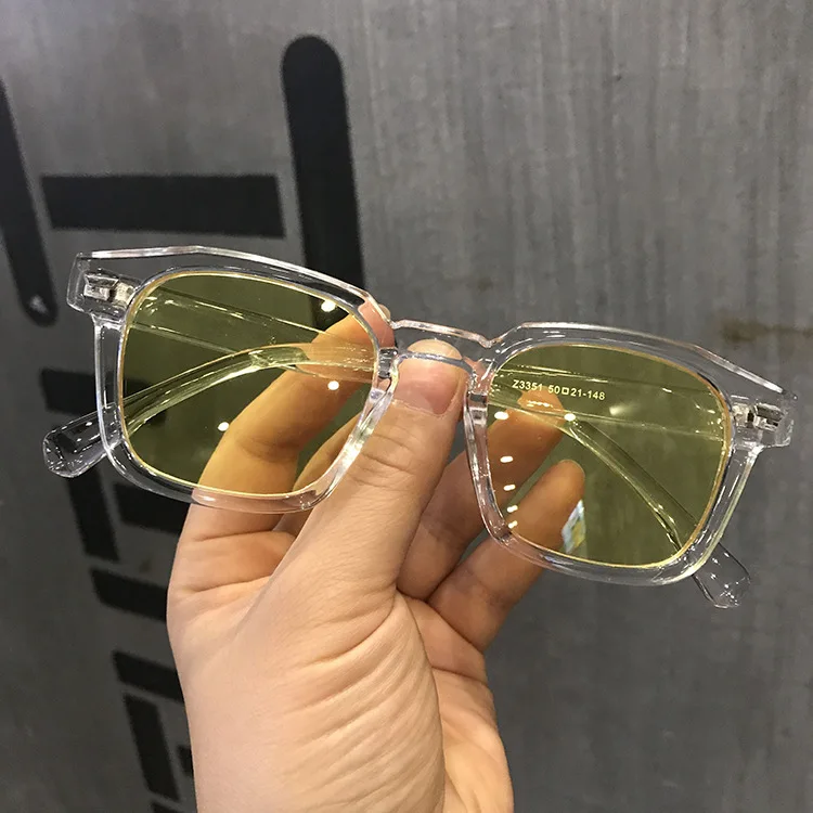 Okulary przeciwsłoneczne wielokątne unisex w stylu hip-hop retro 4