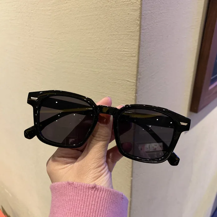 Okulary przeciwsłoneczne wielokątne unisex w stylu hip-hop retro 5