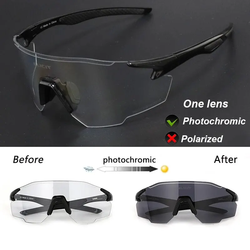 Okulary rowerowe fotochromowe spolaryzowane UV400 O3