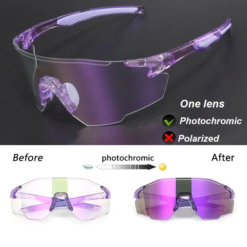 Okulary rowerowe fotochromowe spolaryzowane UV400 O8