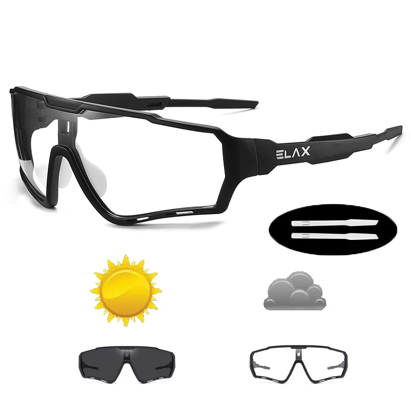 Sportowe okulary rowerowe fotochromowe dla mężczyzn i kobiet Ap1