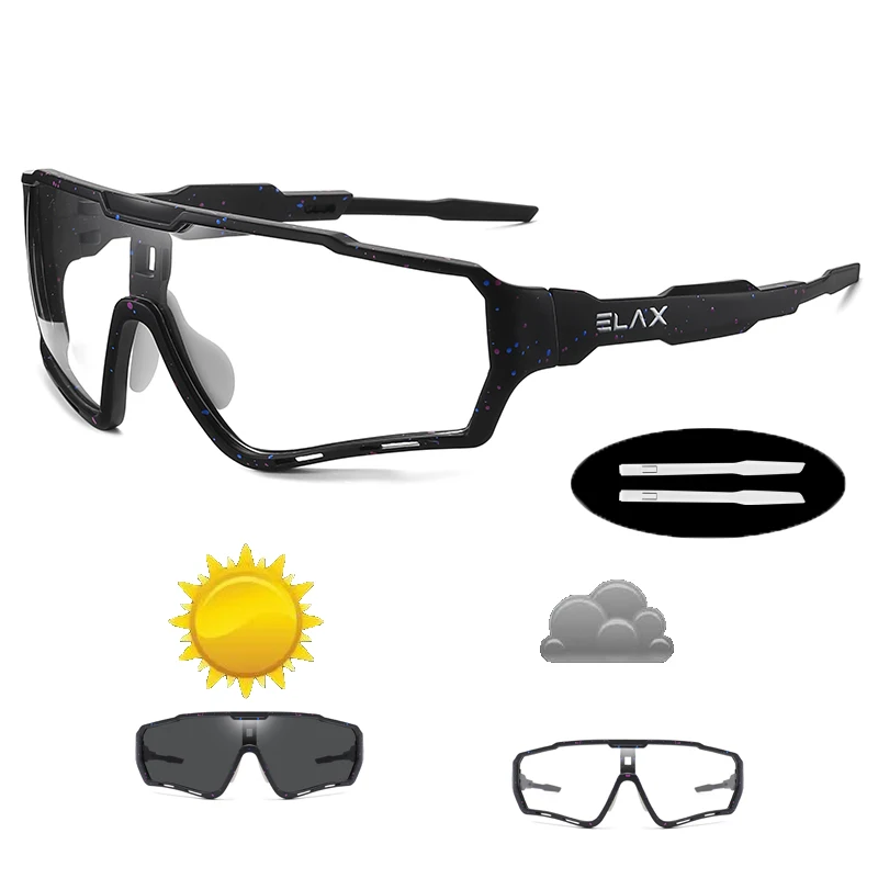 Sportowe okulary rowerowe fotochromowe dla mężczyzn i kobiet Ap12