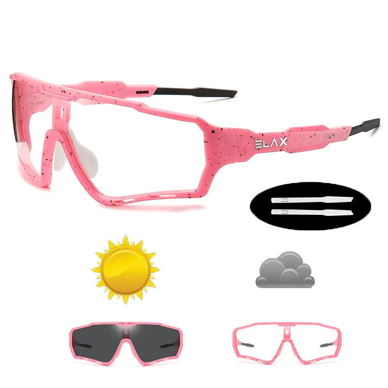Sportowe okulary rowerowe fotochromowe dla mężczyzn i kobiet Ap8