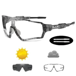 Sportowe okulary rowerowe fotochromowe dla mężczyzn i kobiet Ap9