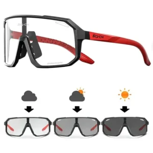 Okulary rowerowe fotochromowe z filtrem UV - sportowe Dz s62 ph 08
