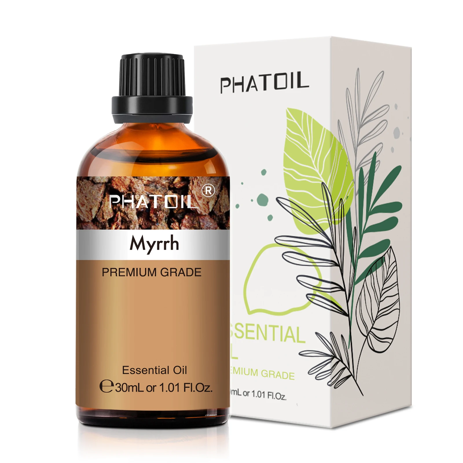 Olejek aromaterapeutyczny PHATOIL 30 ml – lawenda, eukaliptus, wanilia Ciemnozielony