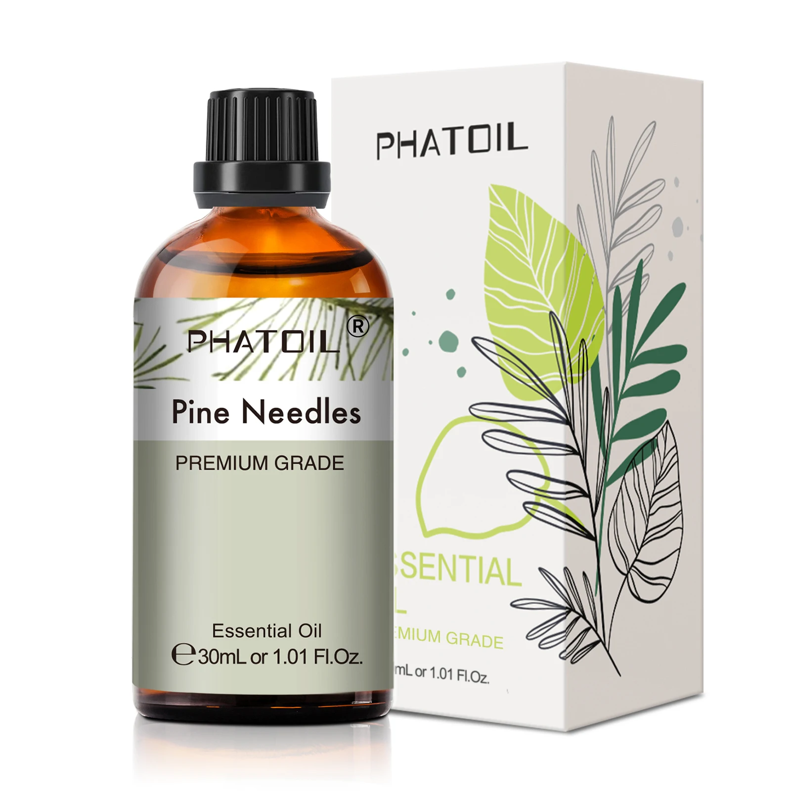 Olejek aromaterapeutyczny PHATOIL 30 ml – lawenda, eukaliptus, wanilia Jasny żółty
