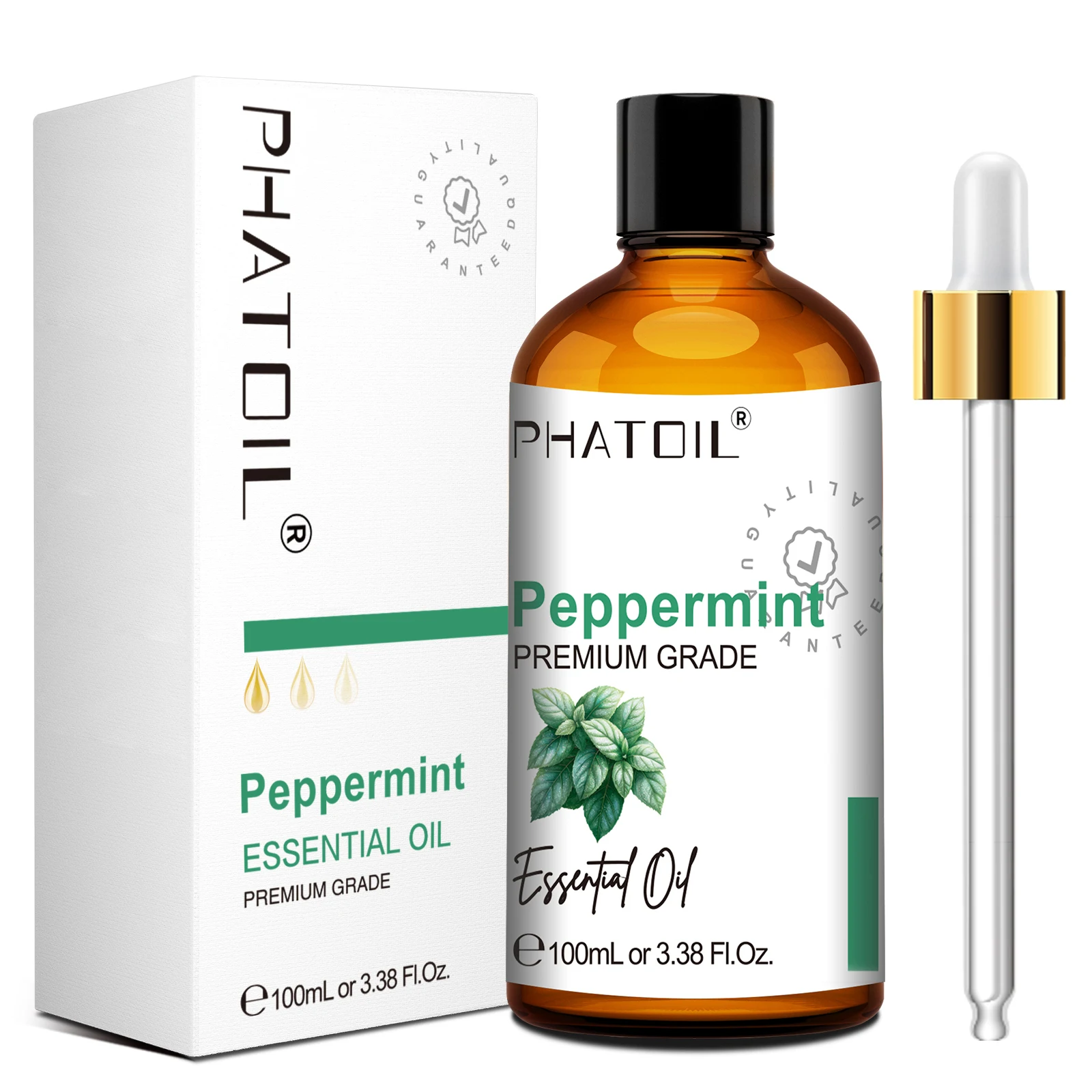 Olejki aromaterapeutyczne PHATOIL 100 ml — eukaliptus, lawenda i inne Biały