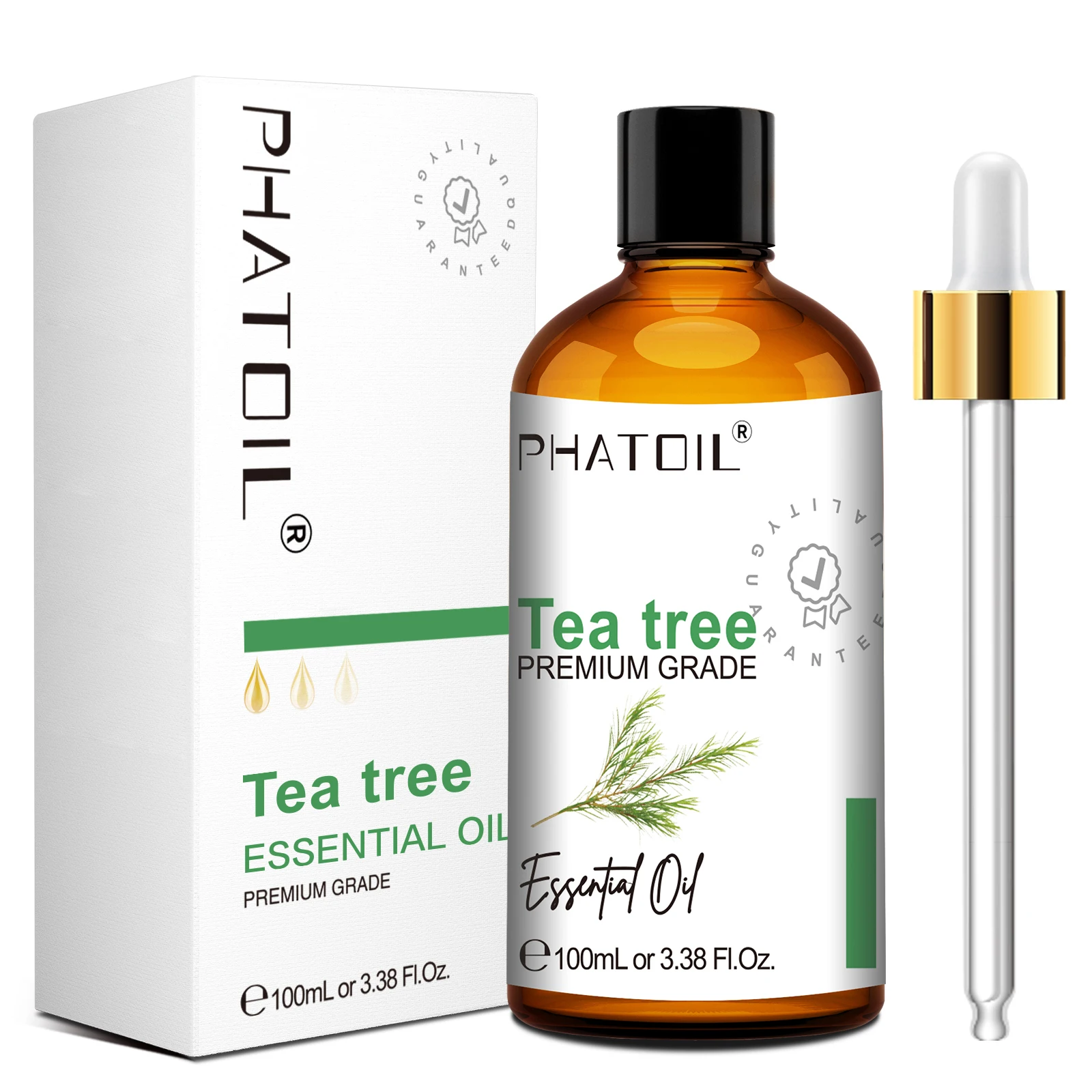 Olejki aromaterapeutyczne PHATOIL 100 ml — eukaliptus, lawenda i inne Zielony