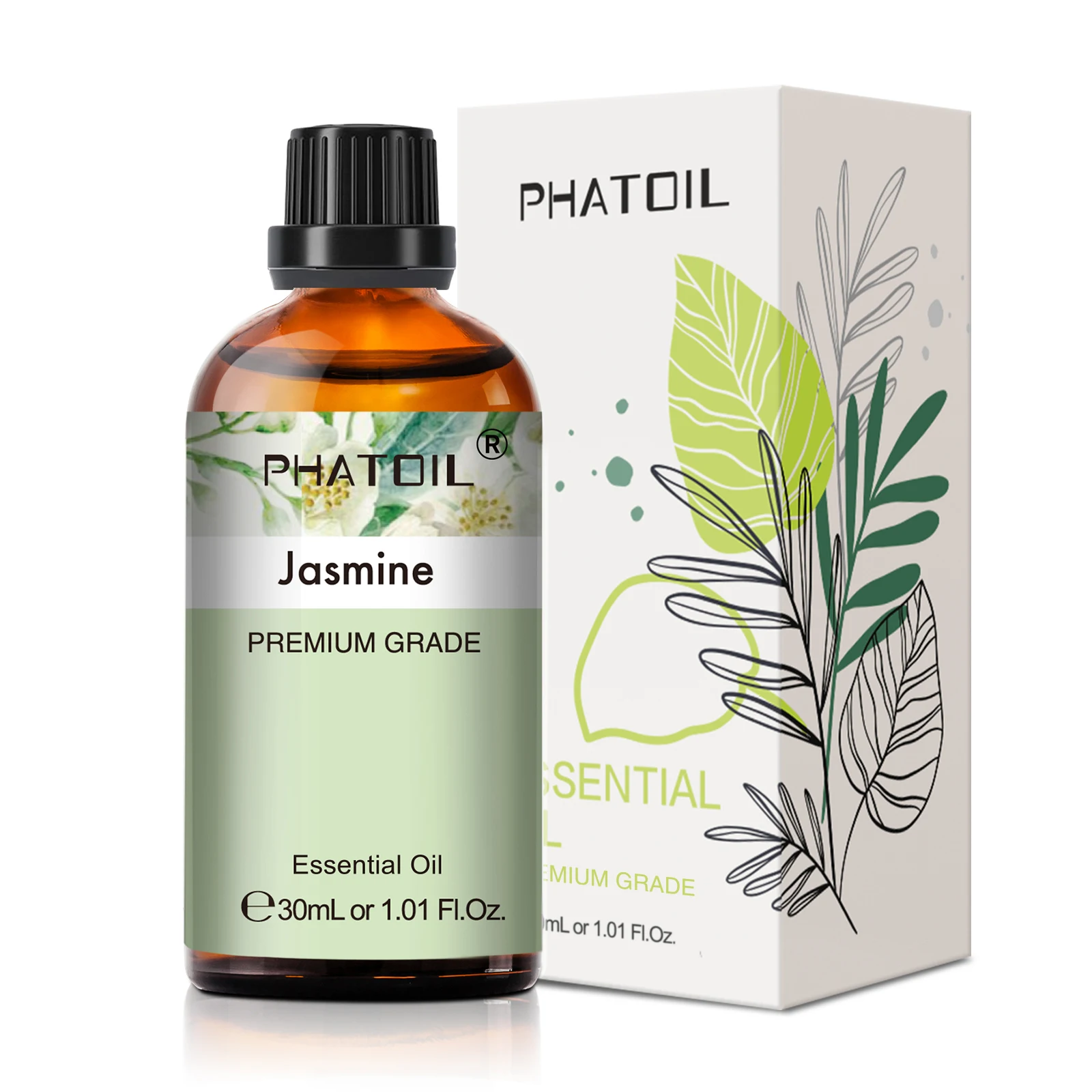 Olejki eteryczne do aromaterapii 30 ml - lawenda, eukaliptus, róża i więcej Szary