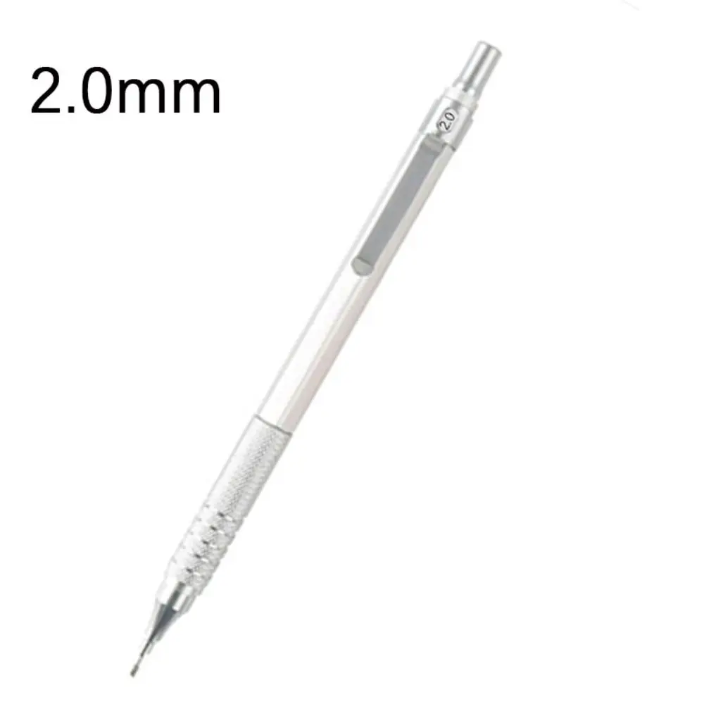 Ołówek automatyczny Kapibara 0,5 mm z gumką, zestaw 6 sztuk Jasny