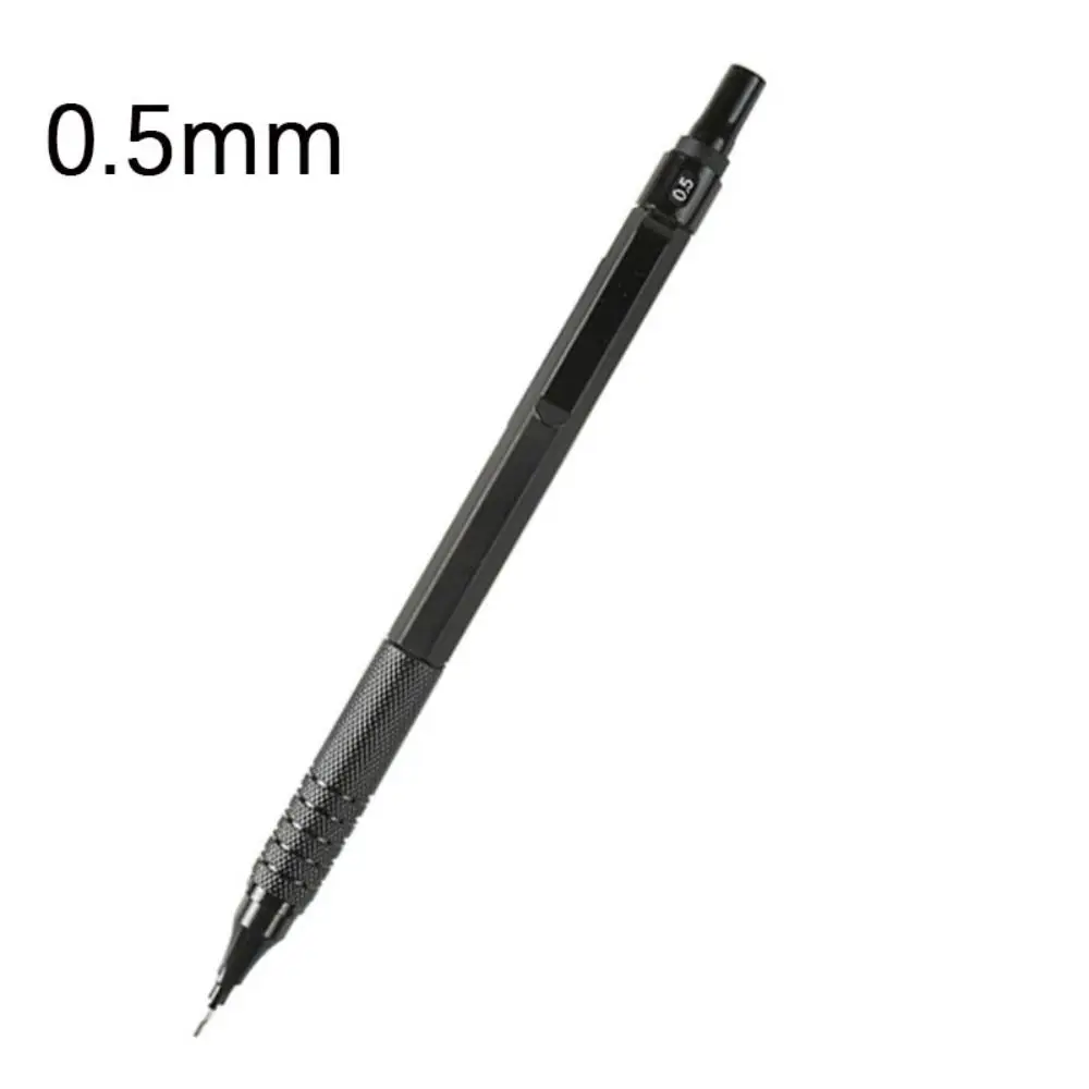 Ołówek automatyczny Kapibara 0,5 mm z gumką, zestaw 6 sztuk Różowy