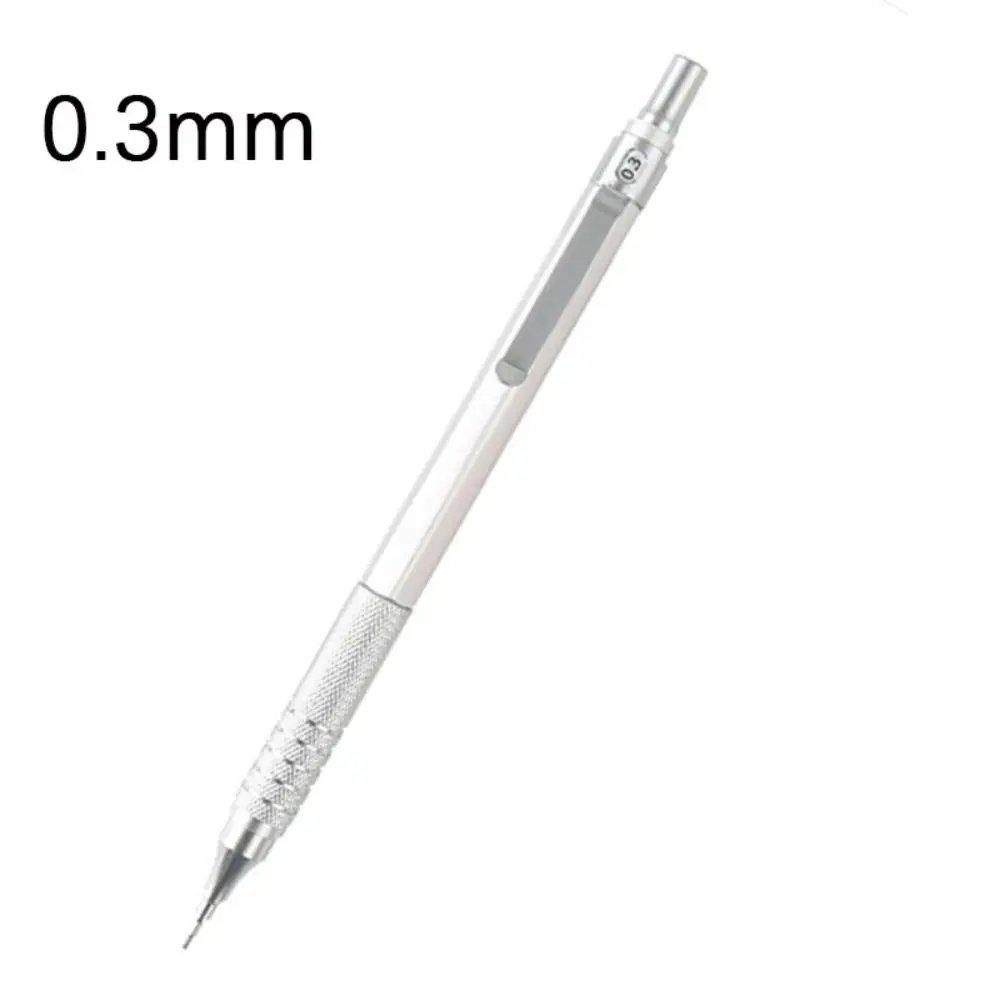 Ołówek automatyczny Kapibara 0,5 mm z gumką, zestaw 6 sztuk śliwka