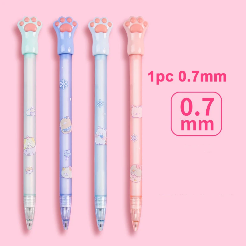 Ołówek automatyczny Kawaii Miś 0,5/0,7 mm dla dzieci Jasnozielony