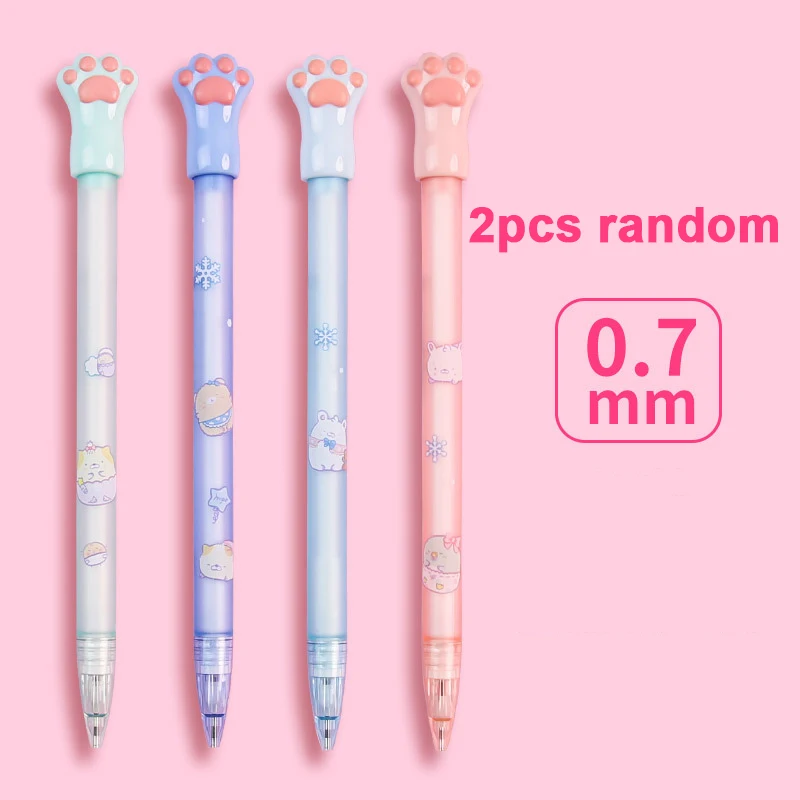 Ołówek automatyczny Kawaii Miś 0,5/0,7 mm dla dzieci Jasnożółty