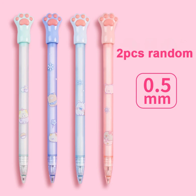 Ołówek automatyczny Kawaii Miś 0,5/0,7 mm dla dzieci żółty