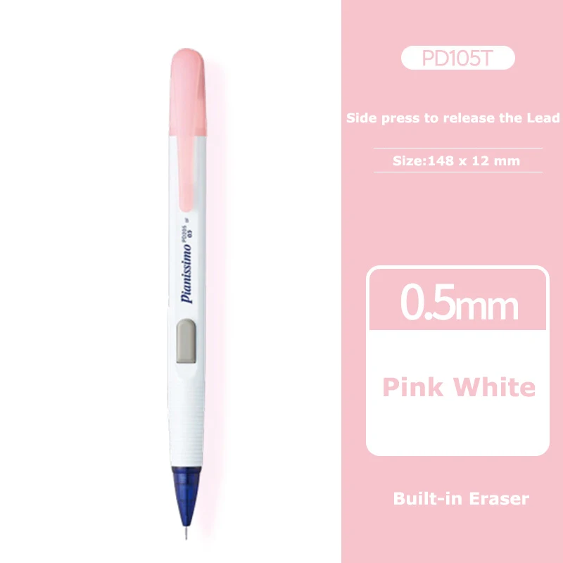 Ołówek automatyczny Pentel PD105T 0,5 mm boczny przycisk Zielony